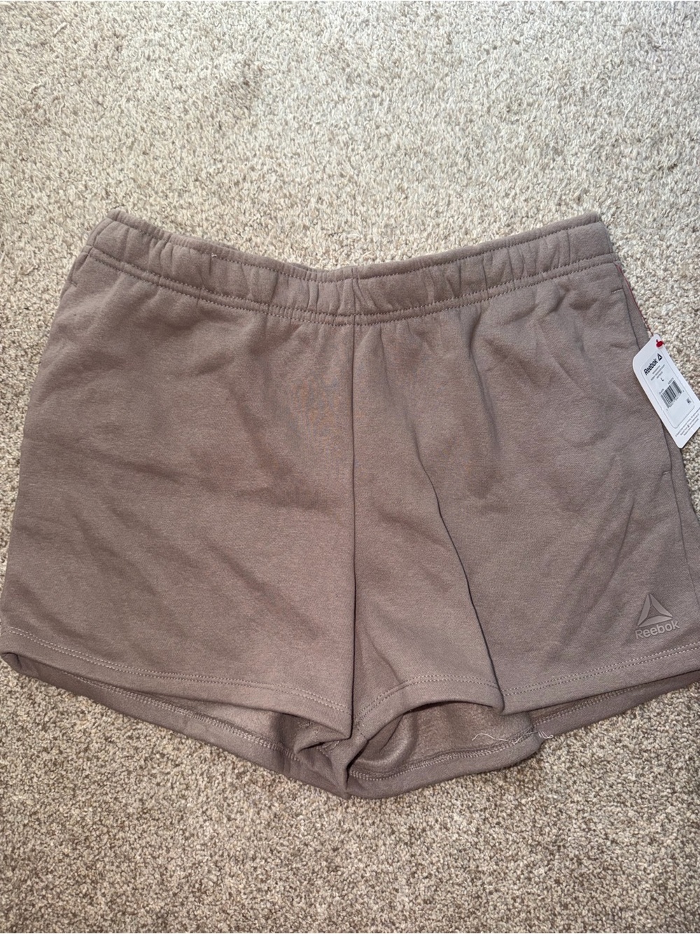 Reebok Women's Taupe Athletic Shorts